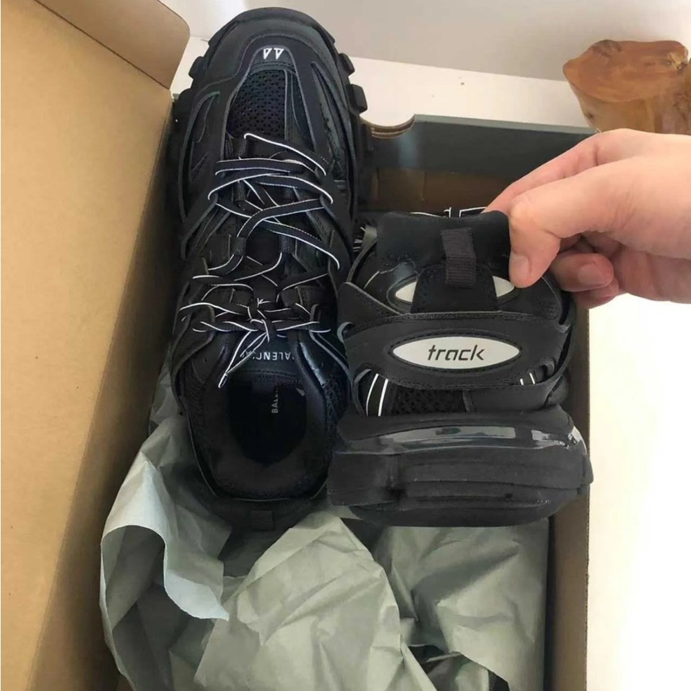 Balenciaga Black Led Sneakers